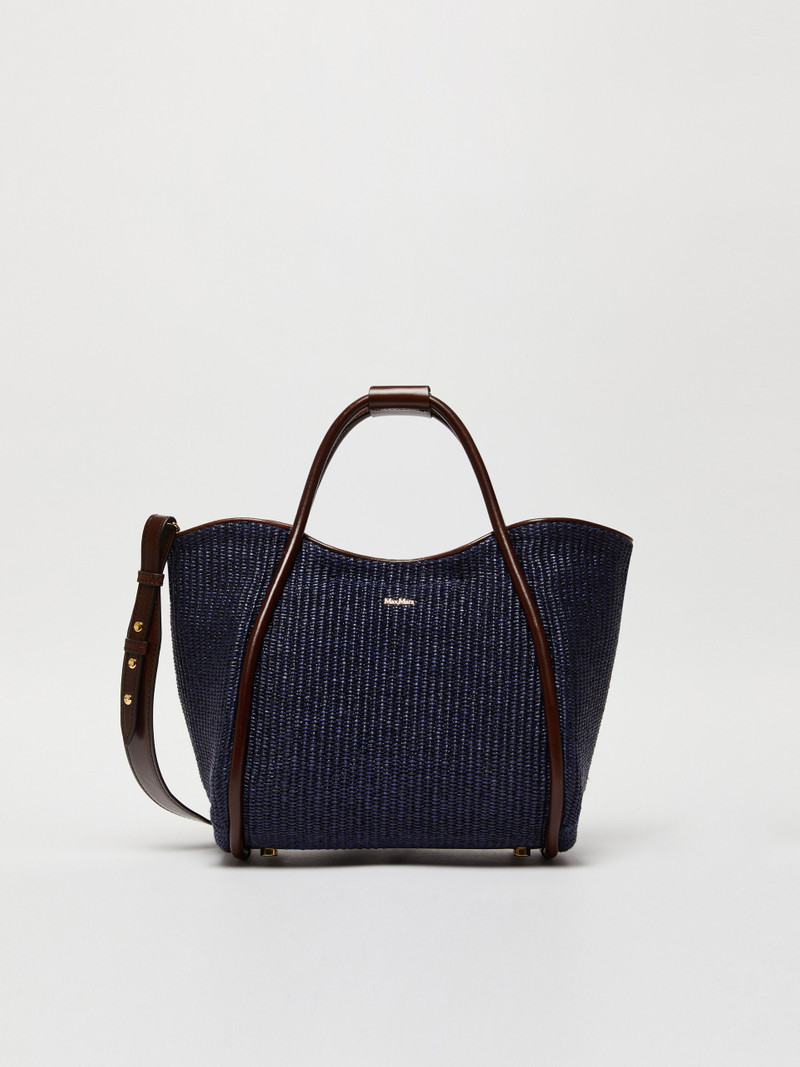 MARINESTRAWS Small raffia Marine bag 1