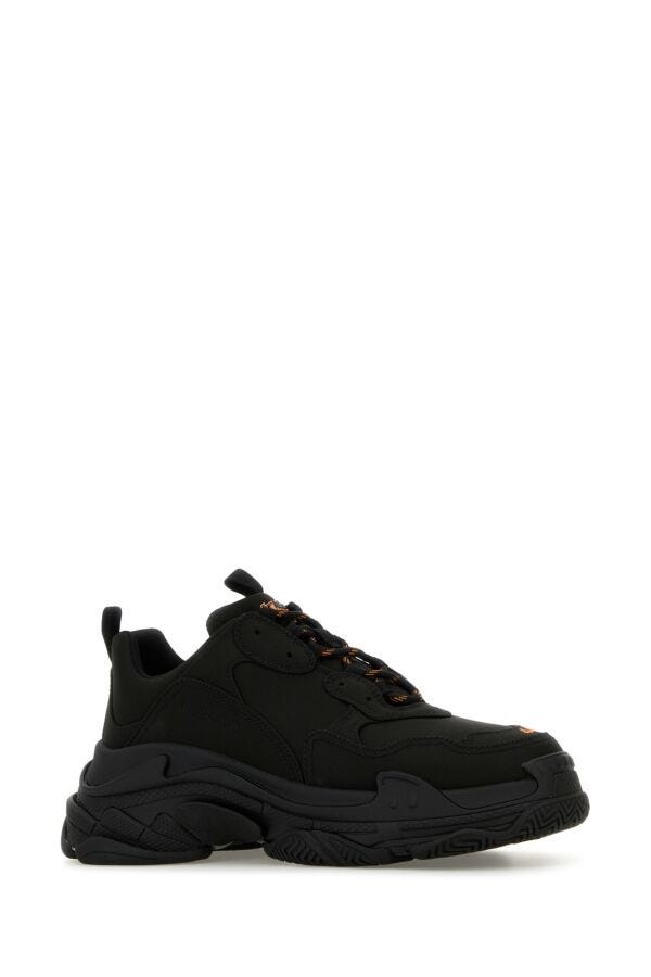 【Balenciaga】TRIPLE S SATIN◆536737W3SA1 BALENCIAGA Balenciaga Man Black Satin Triple S Sneakers