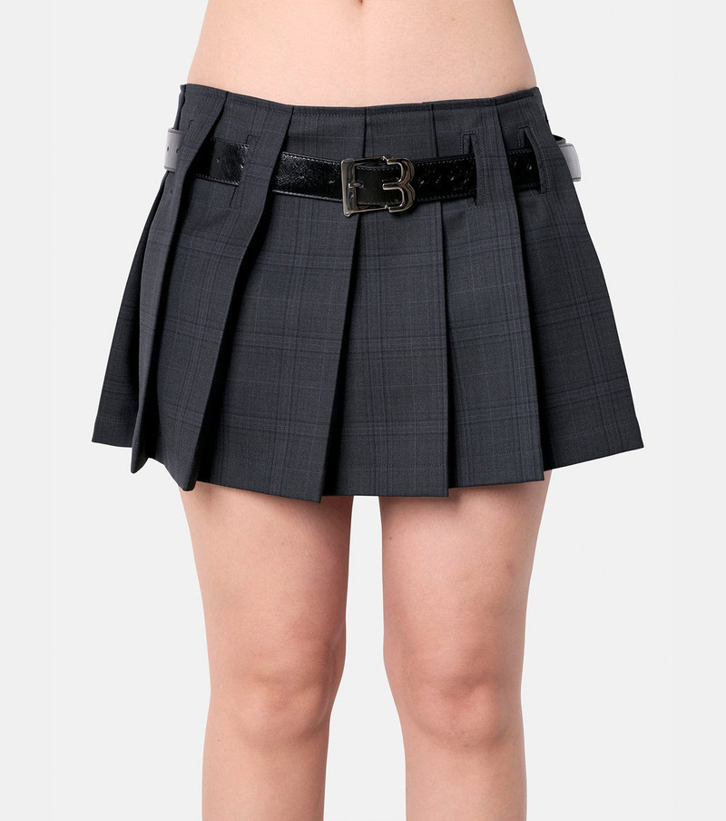 BONBOM Belted Bleats Mini Skirt outlook