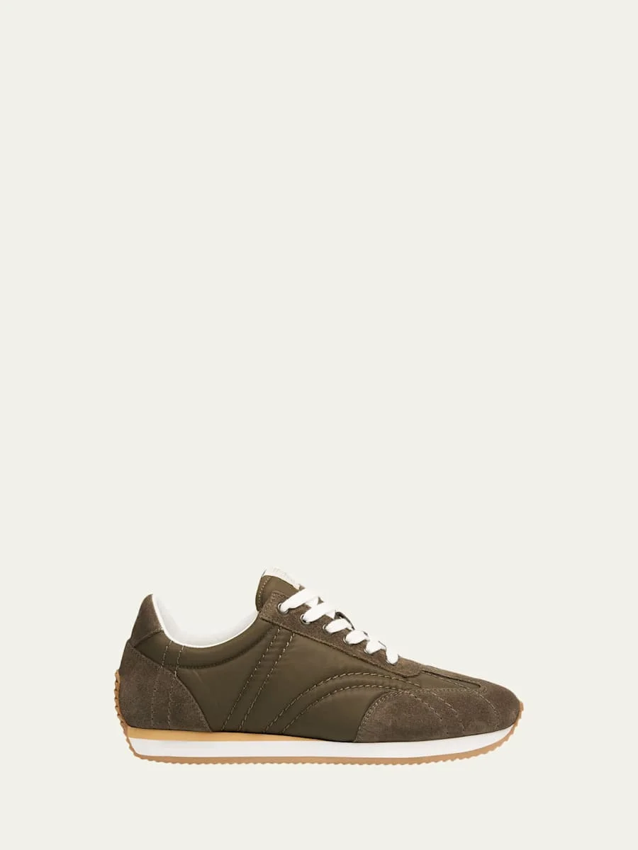 Suede Retro Runner Sneakers - 1