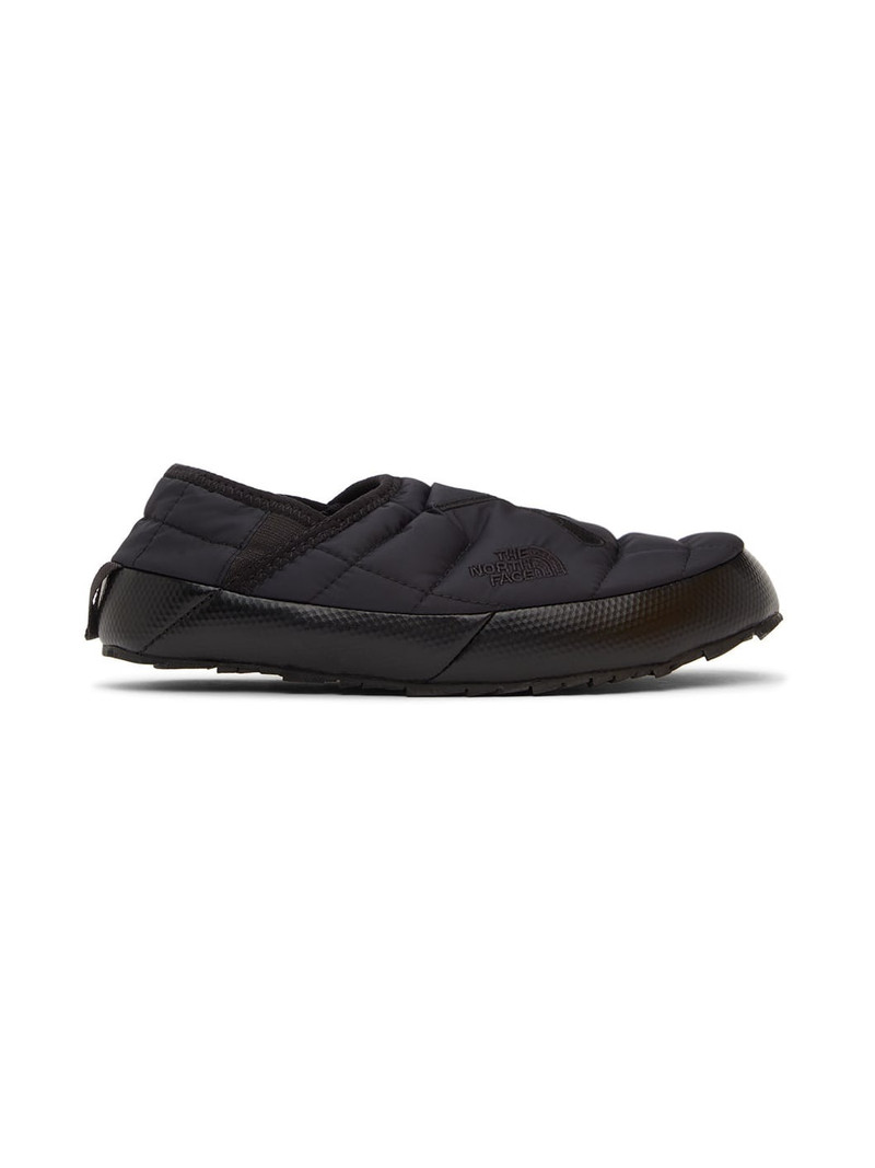Black KAWS Edition Thermoball Traction Nuptse Mules - 1