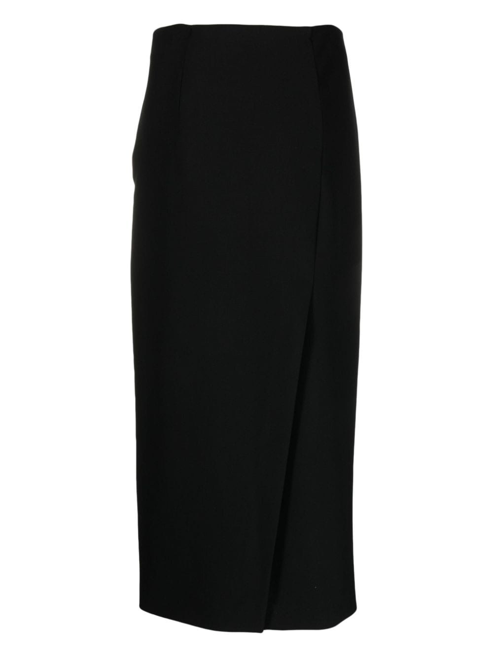 high-waisted straight skirt - 2
