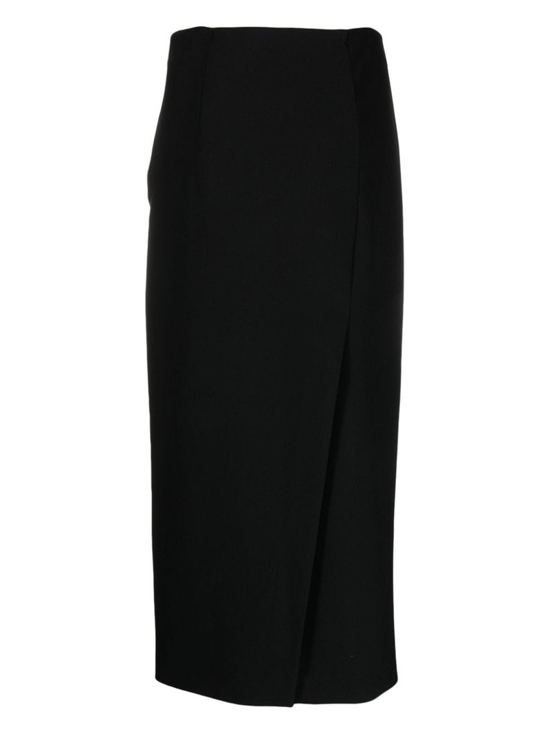 EMPORIO ARMANI high-waisted straight skirt outlook