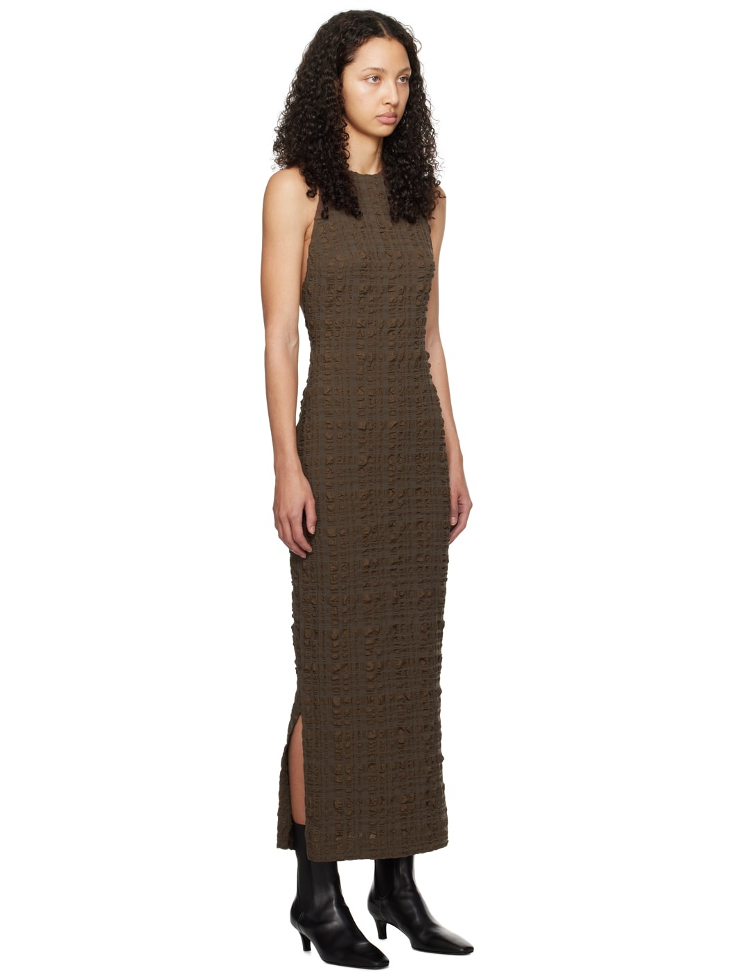 Brown Sterre Midi Dress - 2