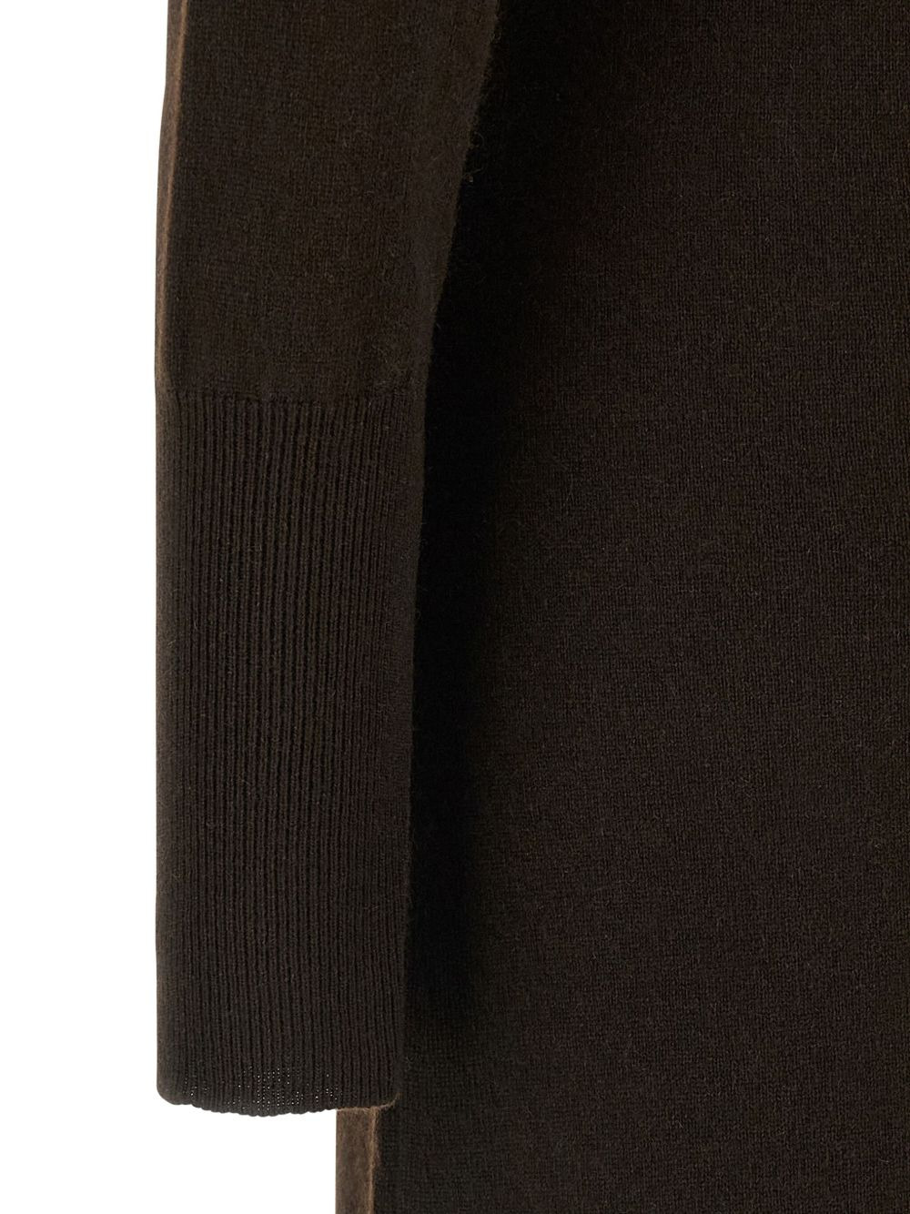 high-neck button maxi dress - 5