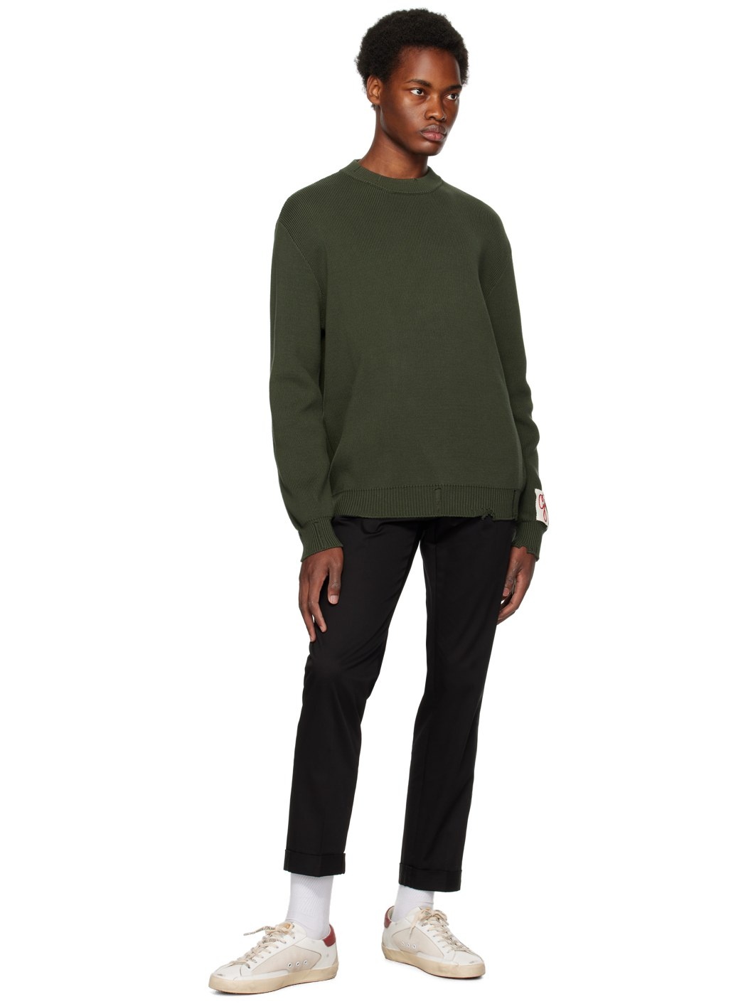 Black Straight Trousers - 4
