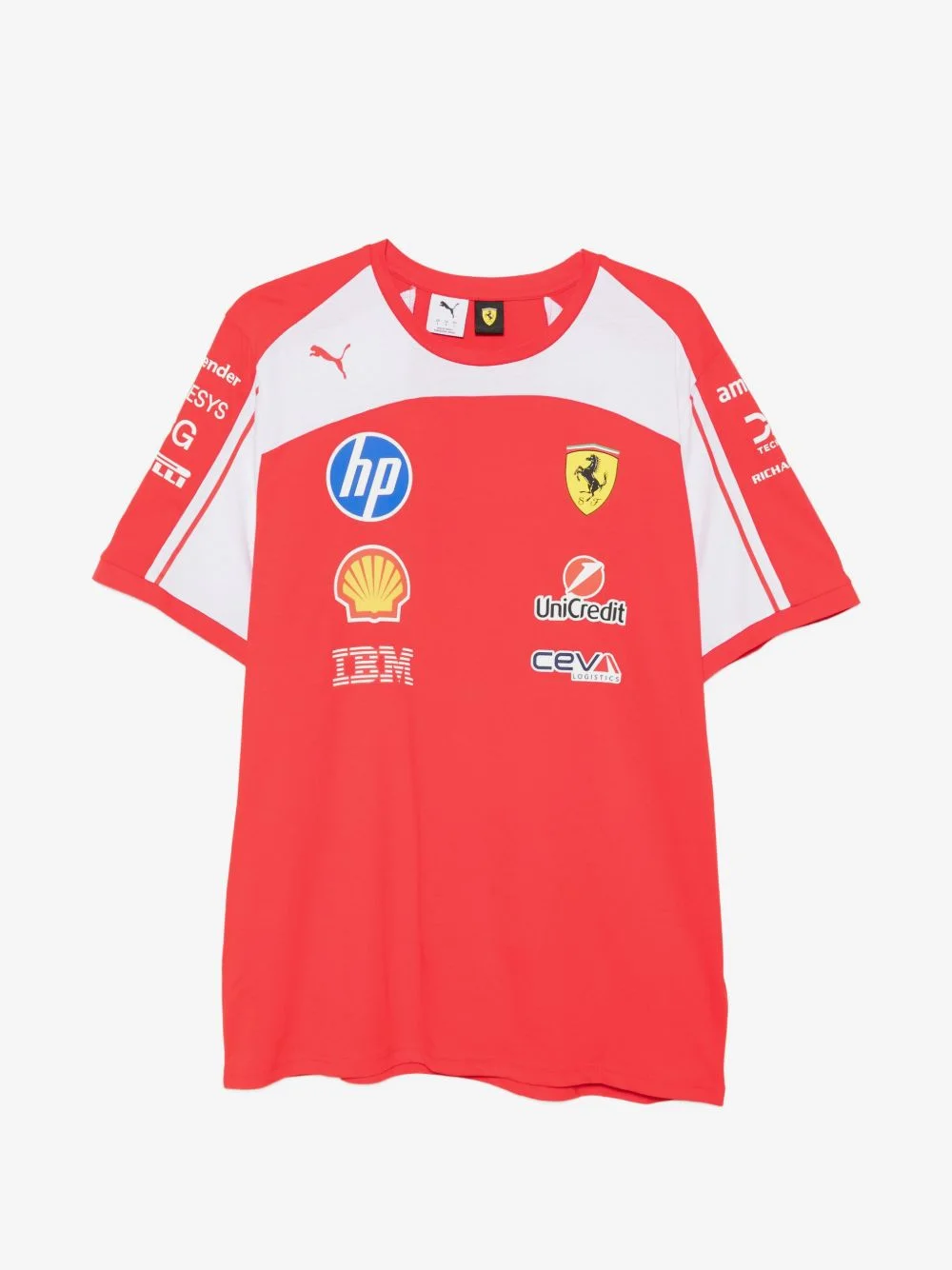 x Scuderia Ferrari HP logo-print T-shirt - 1