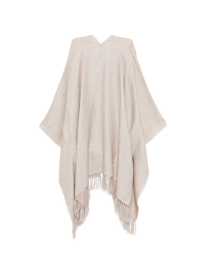 Brunello Cucinelli fringed scarf outlook
