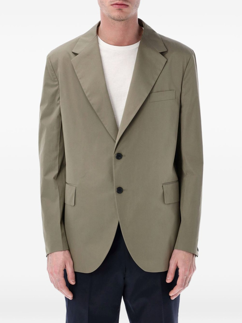 button poplin blazer 1