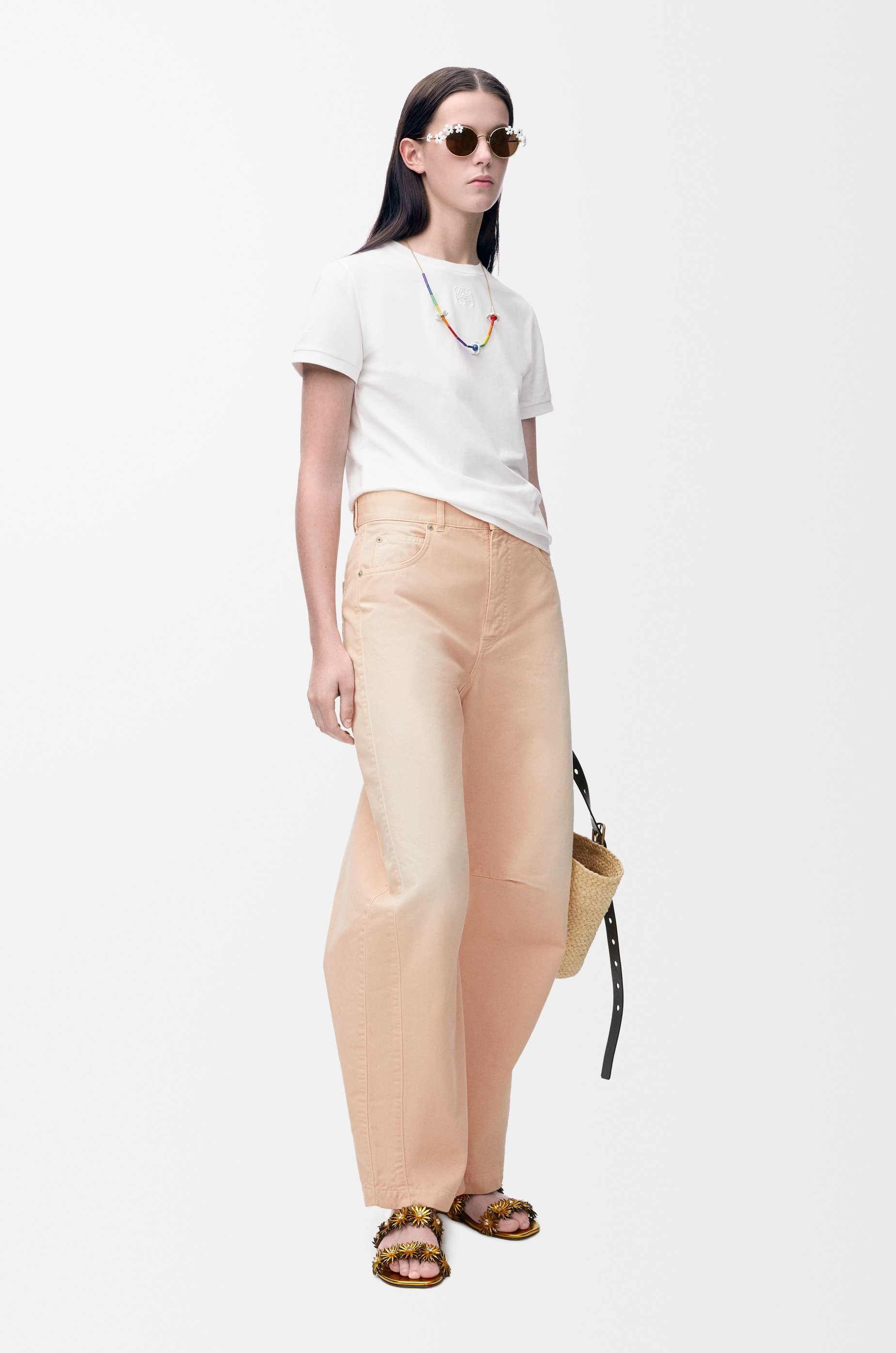 Lace T-shirt in cotton - 2