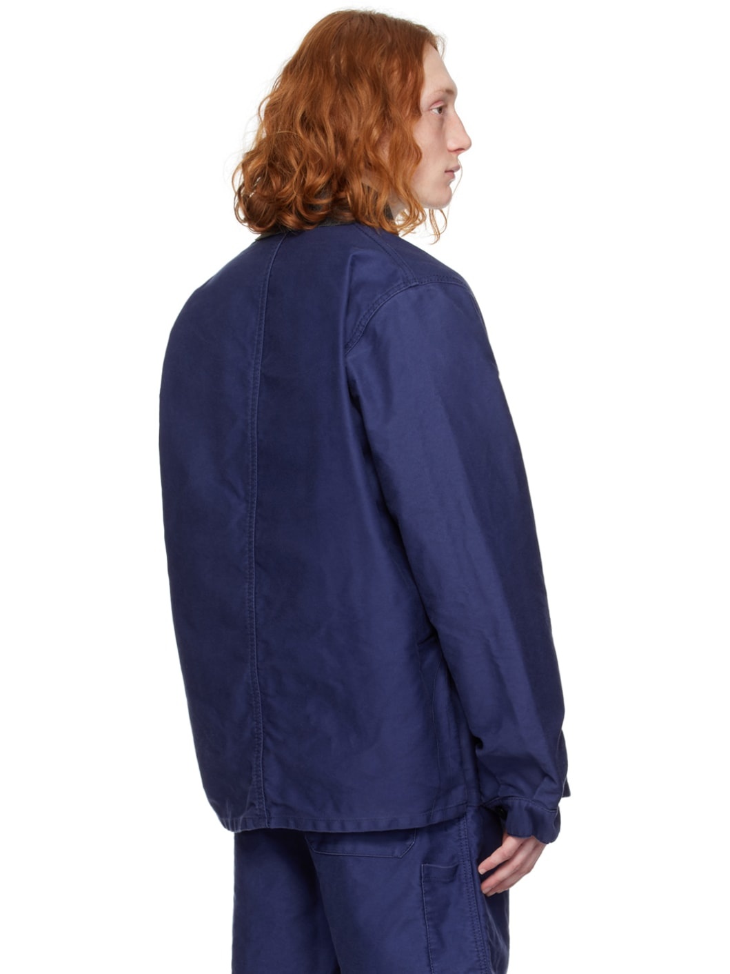 Blue Loose Thread Jacket - 3