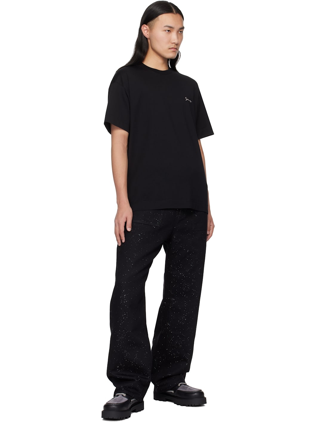 Black Hubert Objects Print T-shirt - 4