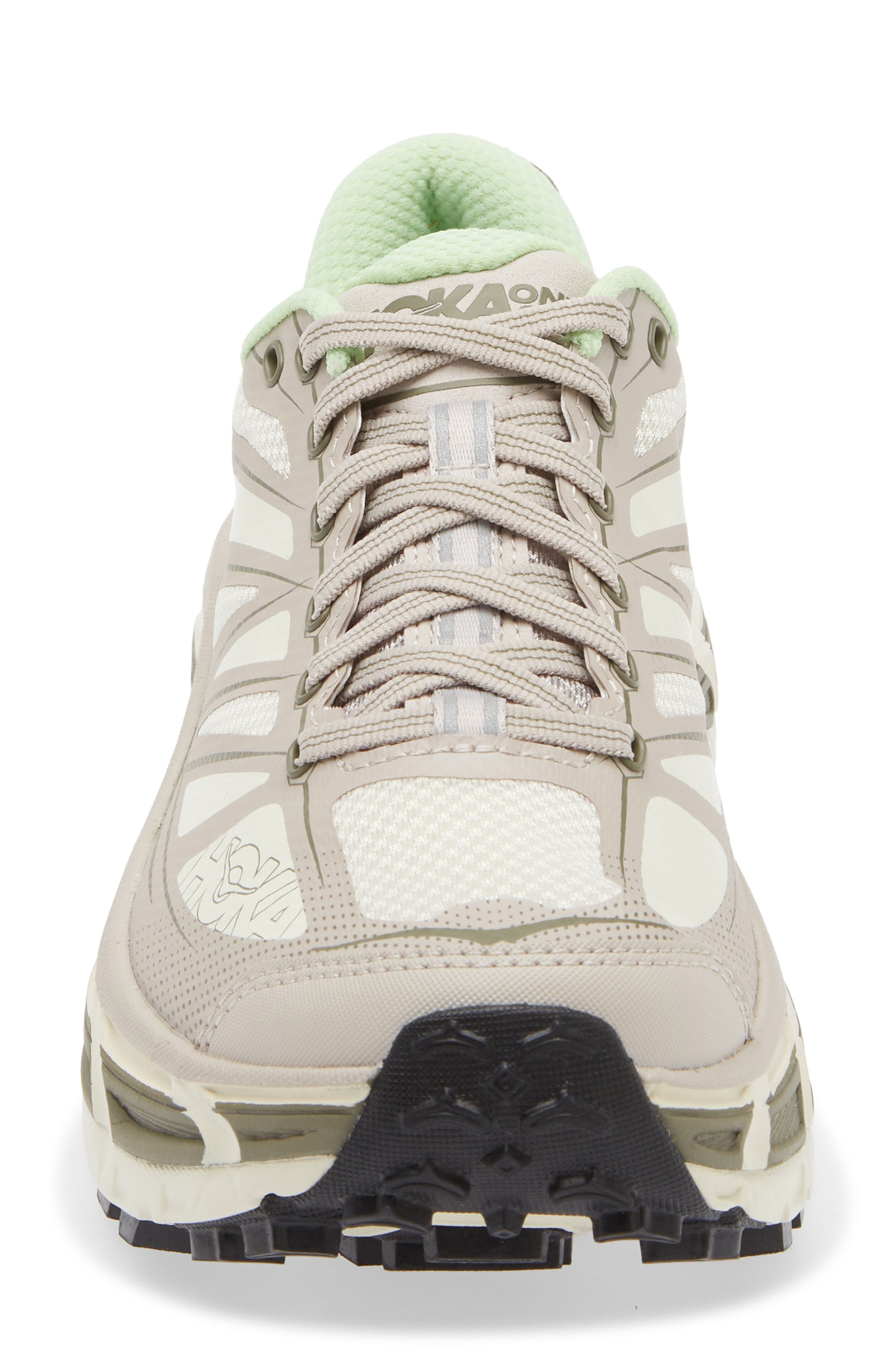 HOKA Gender Inclusive Mafate Speed 2 Sneaker in Putty /Eucalyptus at Nordstrom - 4