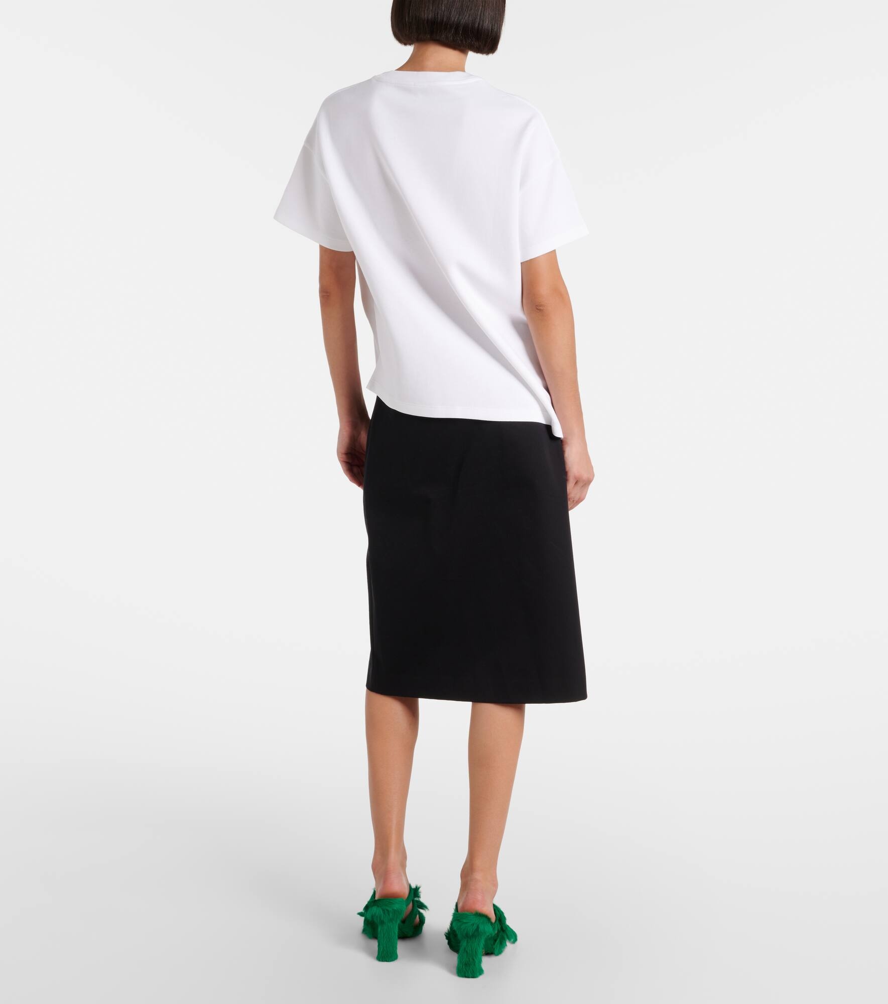 Cotton-blend T-shirt - 3