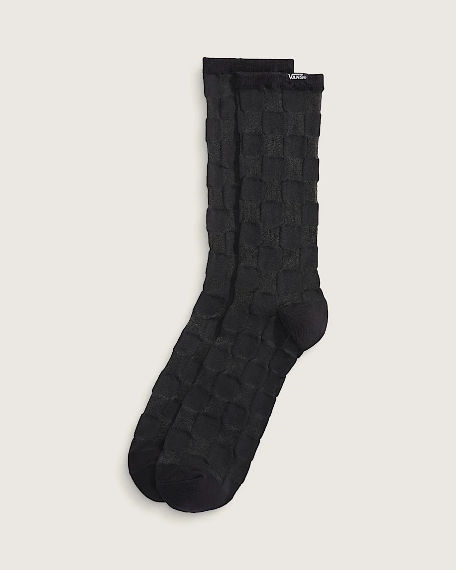 Hazy Sheer Crew Socks - 1