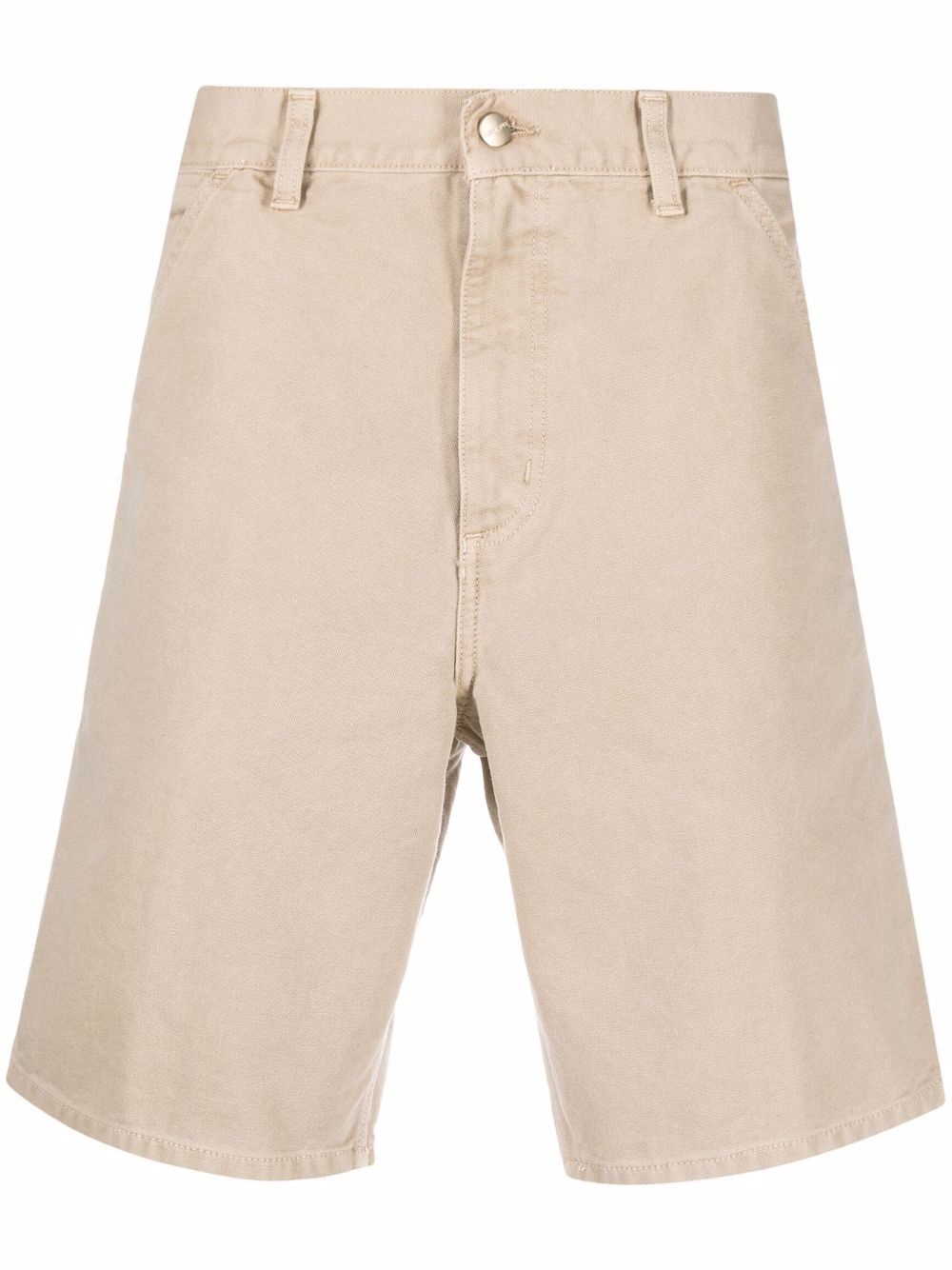 logo-patch chino shorts - 1