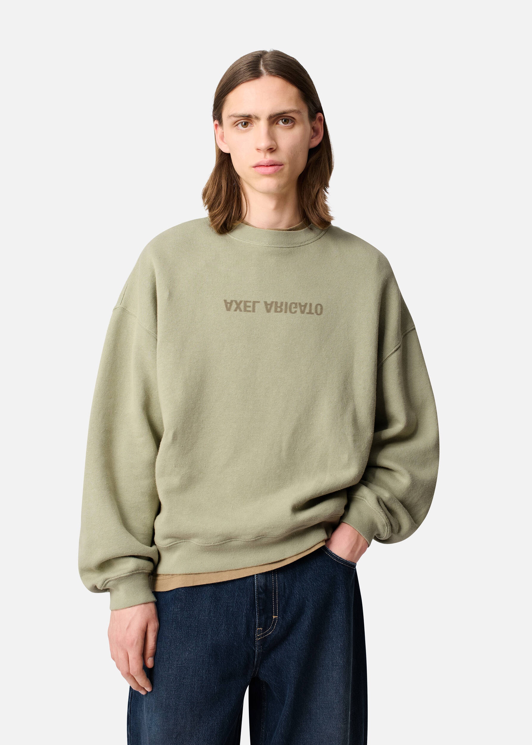 Distort Washed Sweatshirt - 2