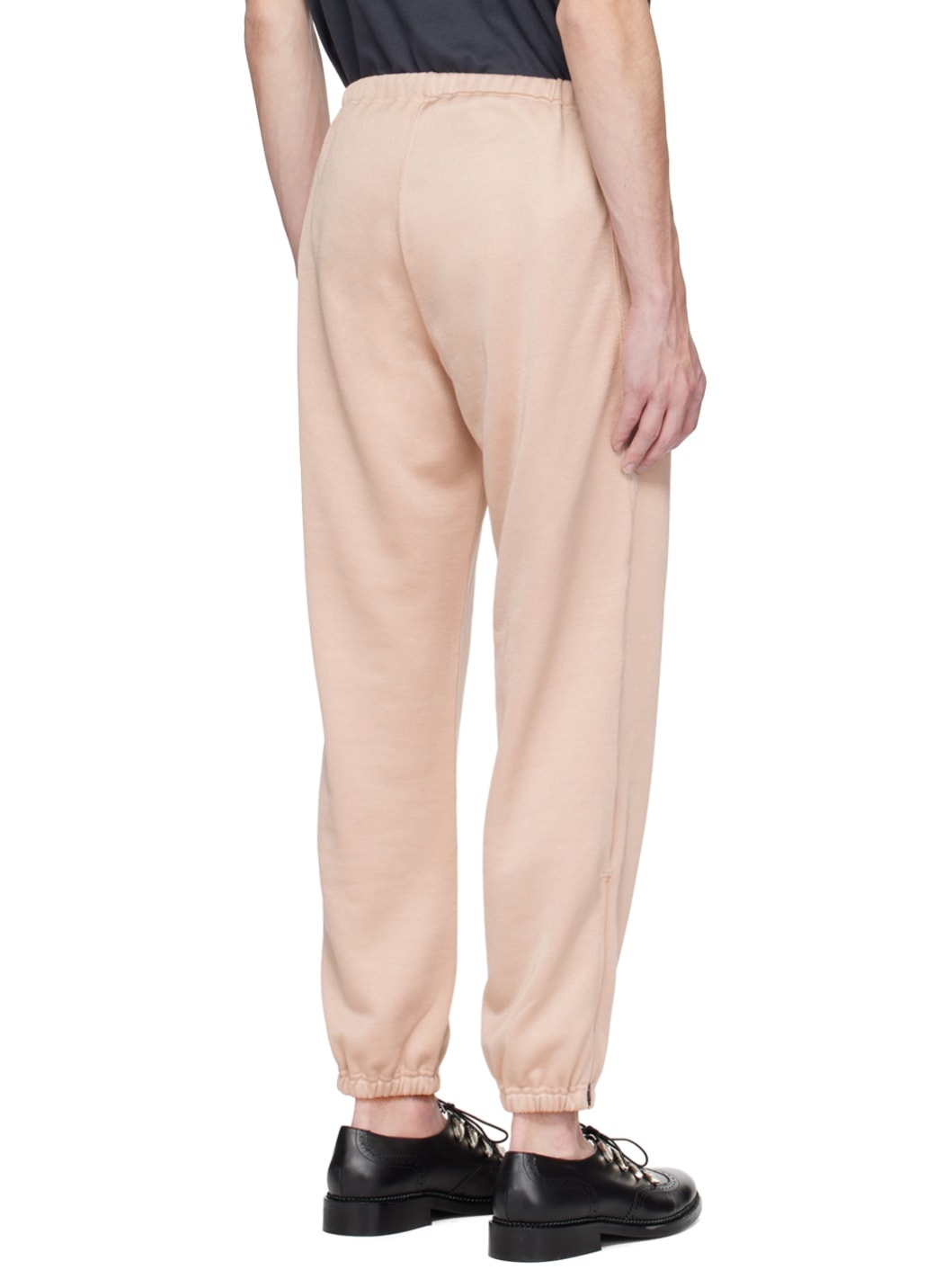 Beige Zipped Lounge Pants - 3