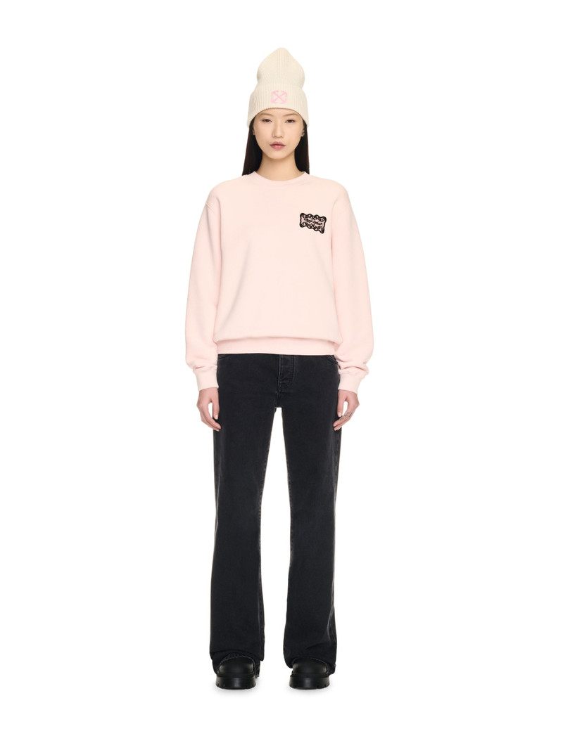 Off-White Lace Label Reg Crewneck outlook