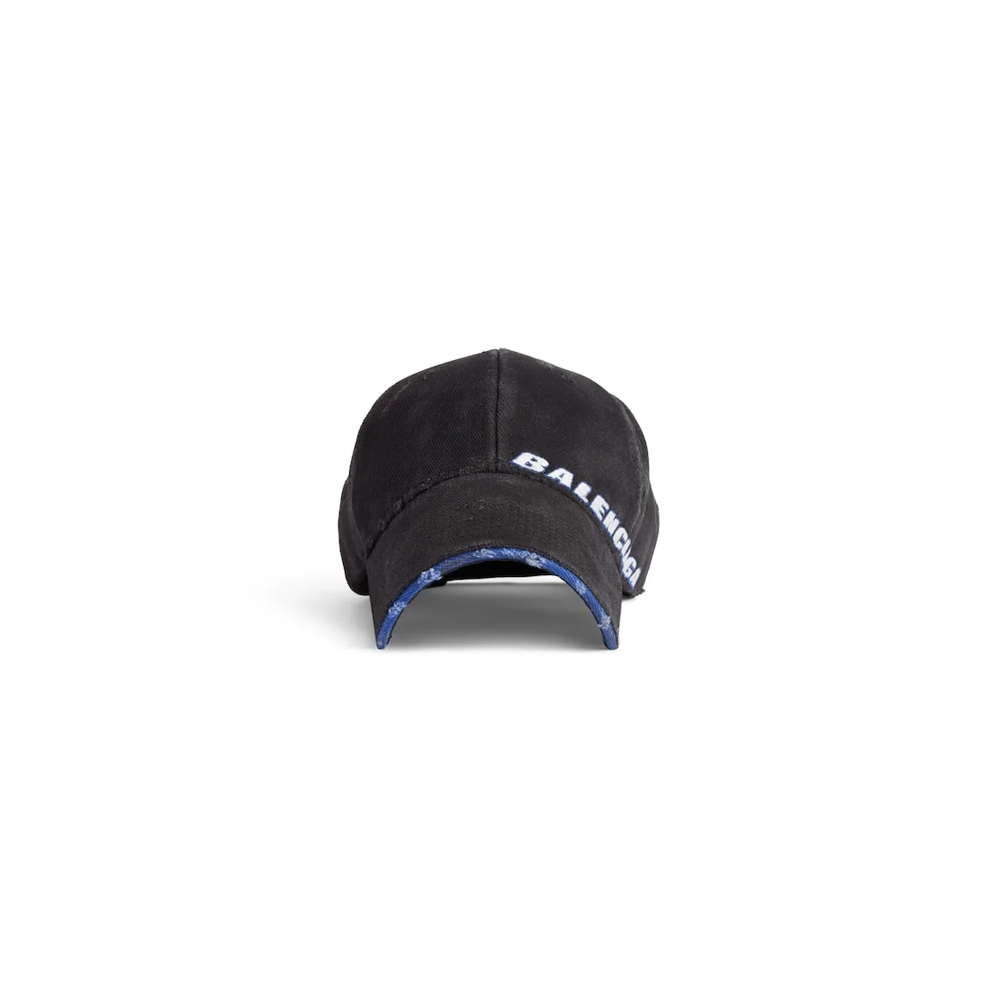 Men's Tilted Typo Cap in Black - 1