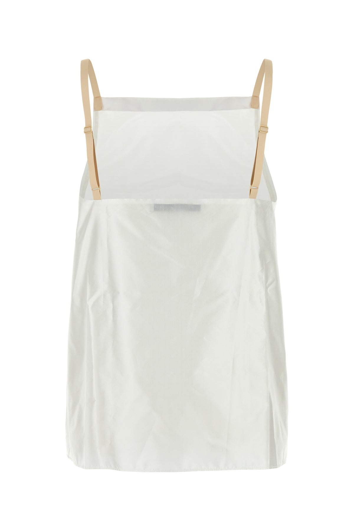 White polyester blend top - 2