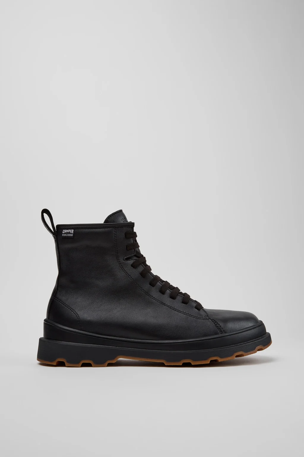 Brutus+ Black Leather Ankle Boots for Men. - 1