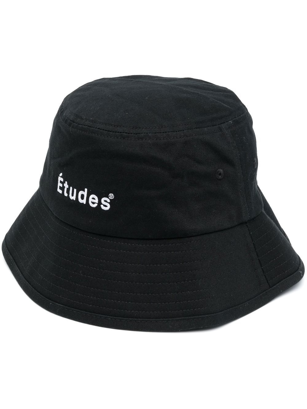 logo-embroidered bucket hat - 1