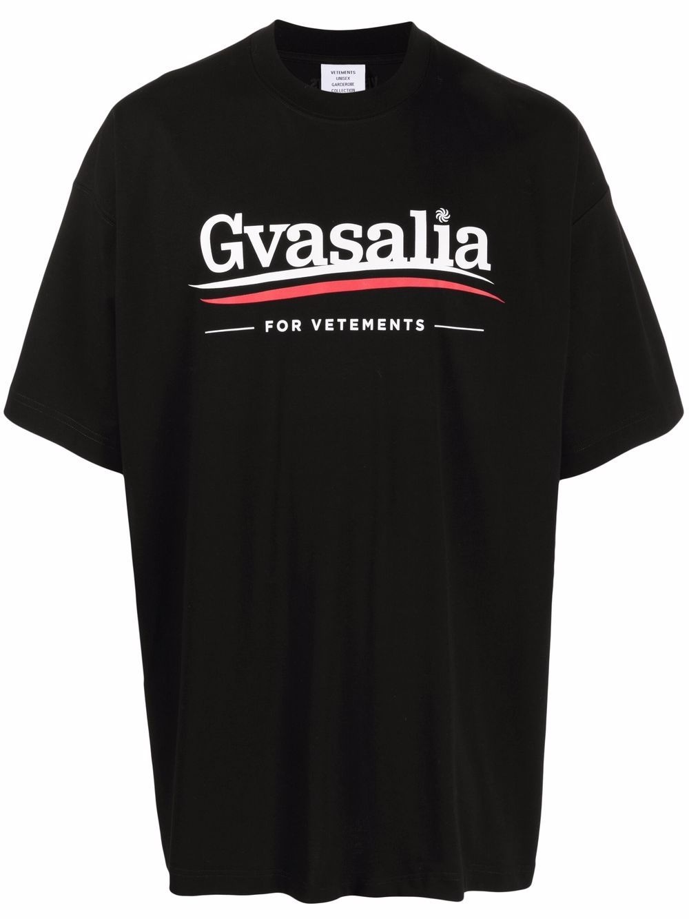 Gvasalia-print T-shirt - 1