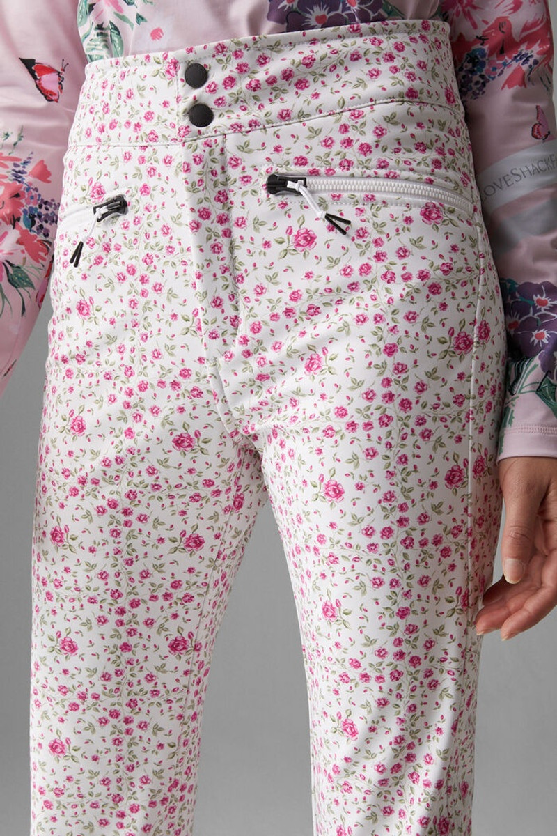 Ireen Ski pants in Pink/White 5