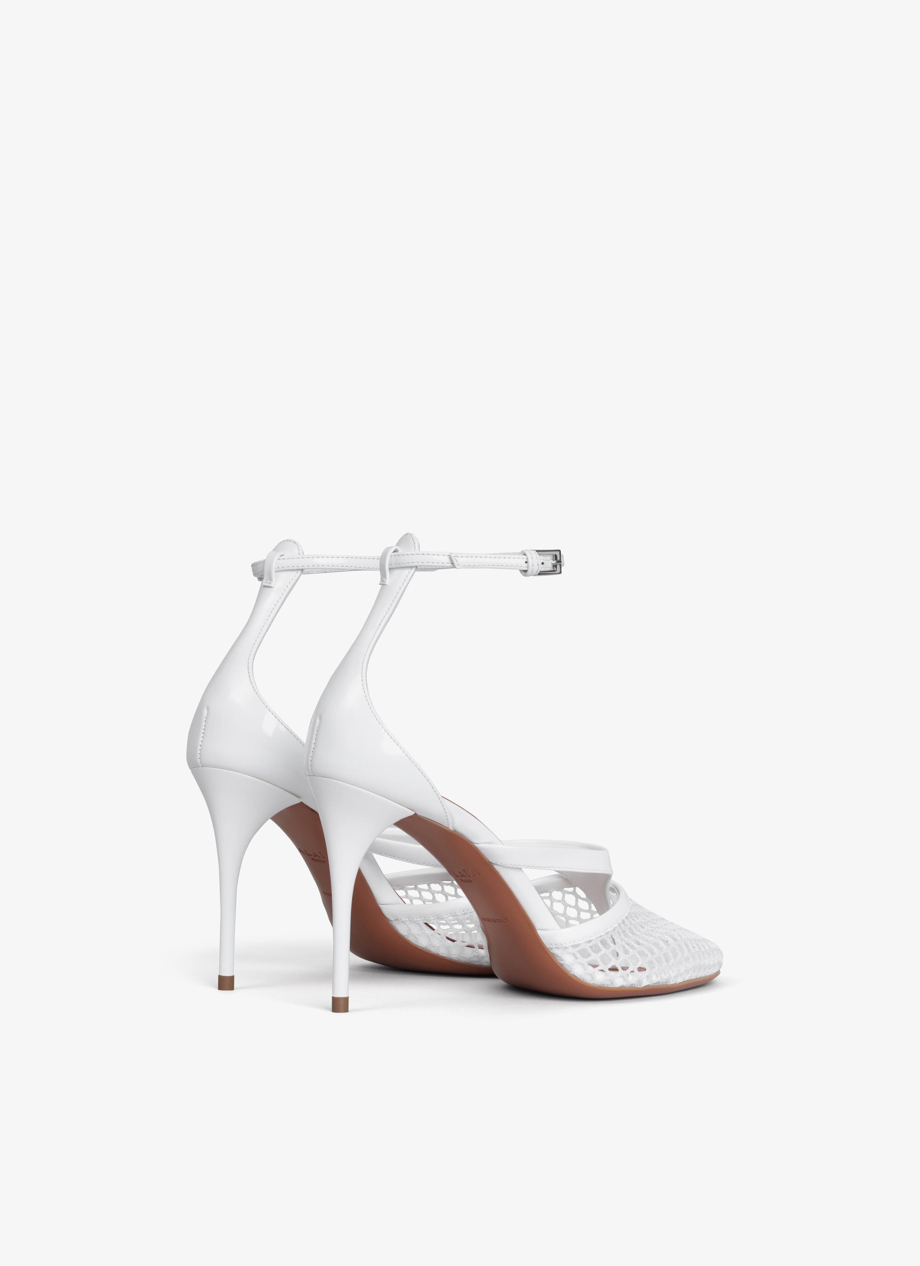 INFRADITO SANDALS IN FISHNET & LEATHER - 2
