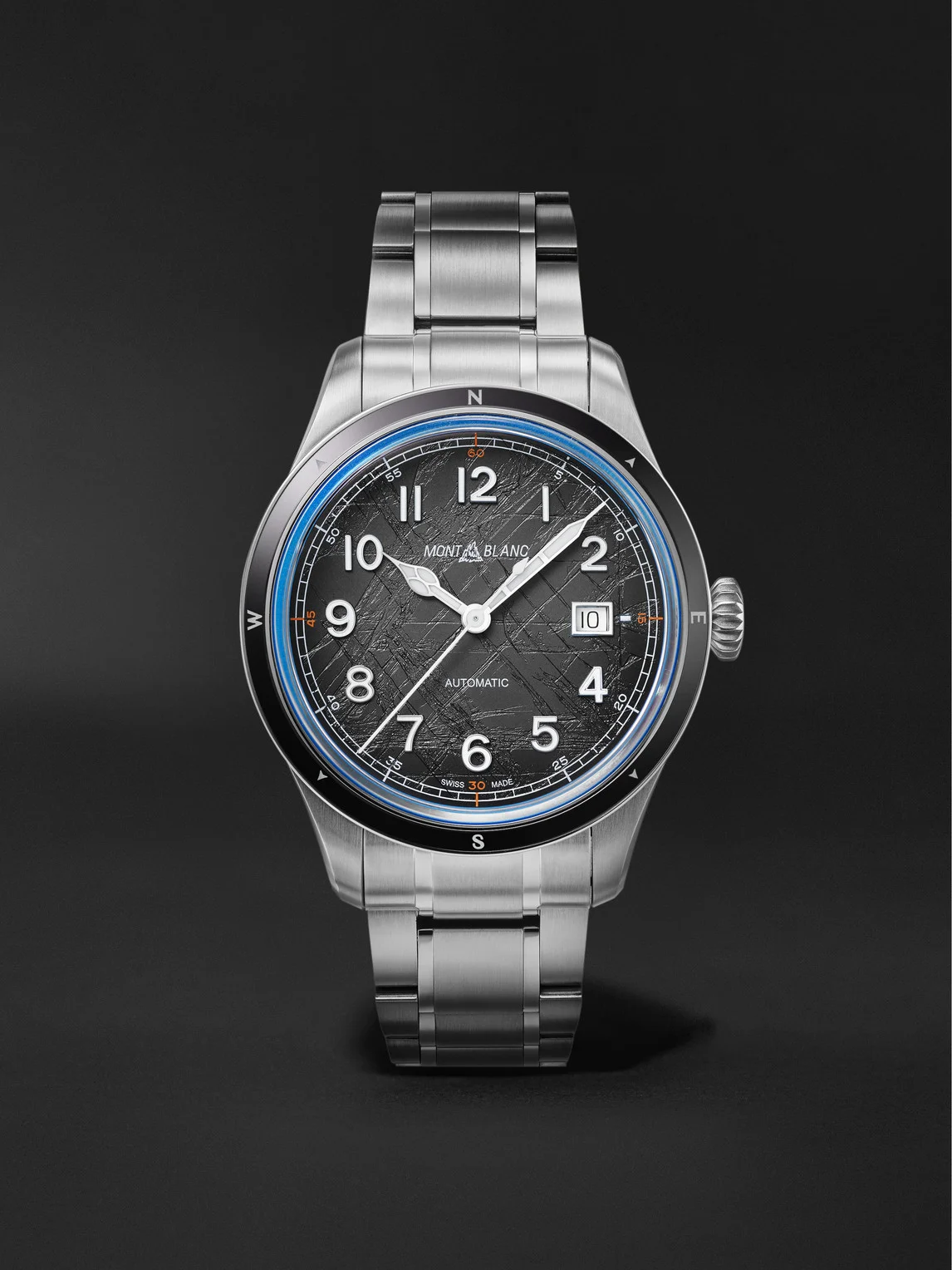 1858 0 Oxygen The 8000 Automatic Stainless Steel Watch, Ref. MB130984 - 1