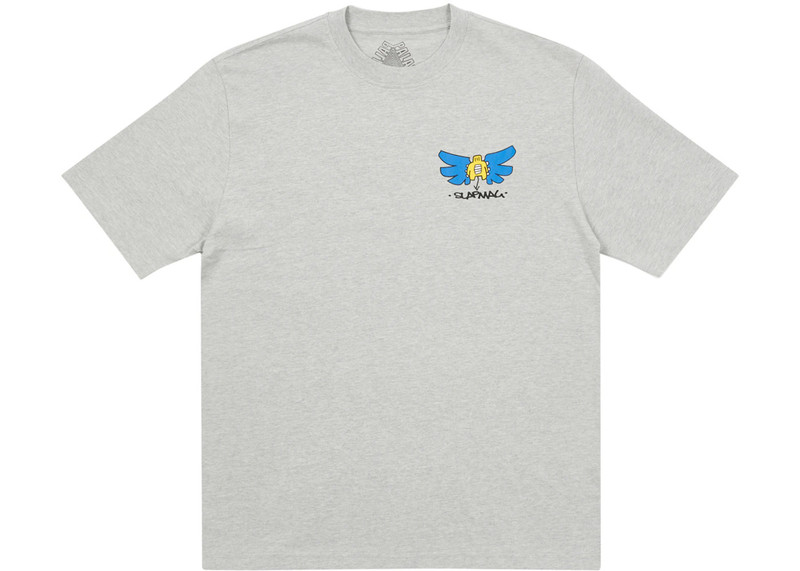 PALACE Palace Slap Angel T-shirt Grey Marl outlook