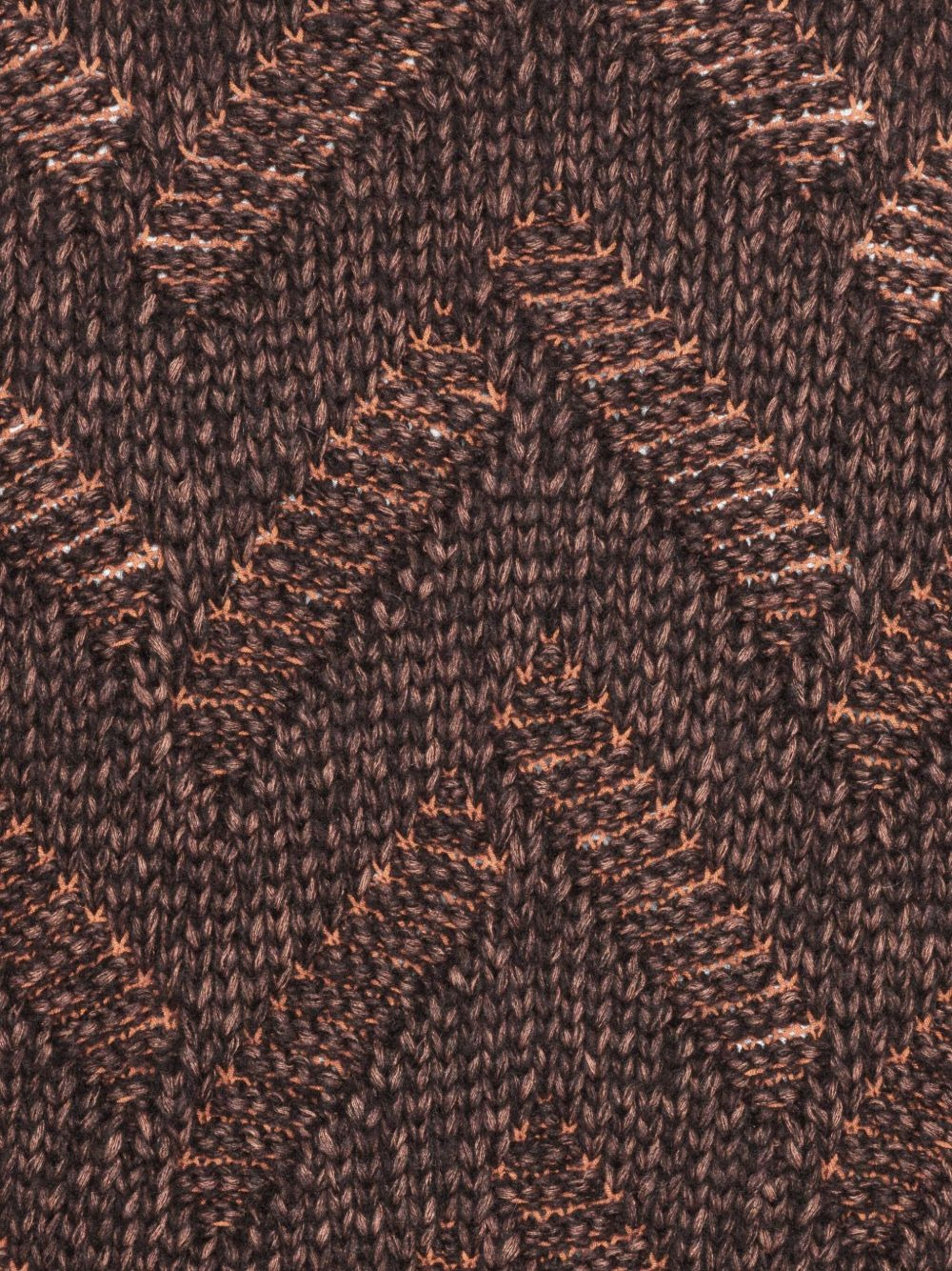 turtleneck diamond-pattern sweater - 3