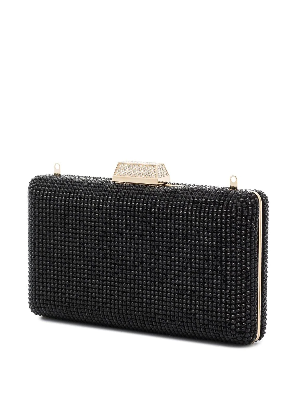 Clemmie crystal-embellished clutch - 3