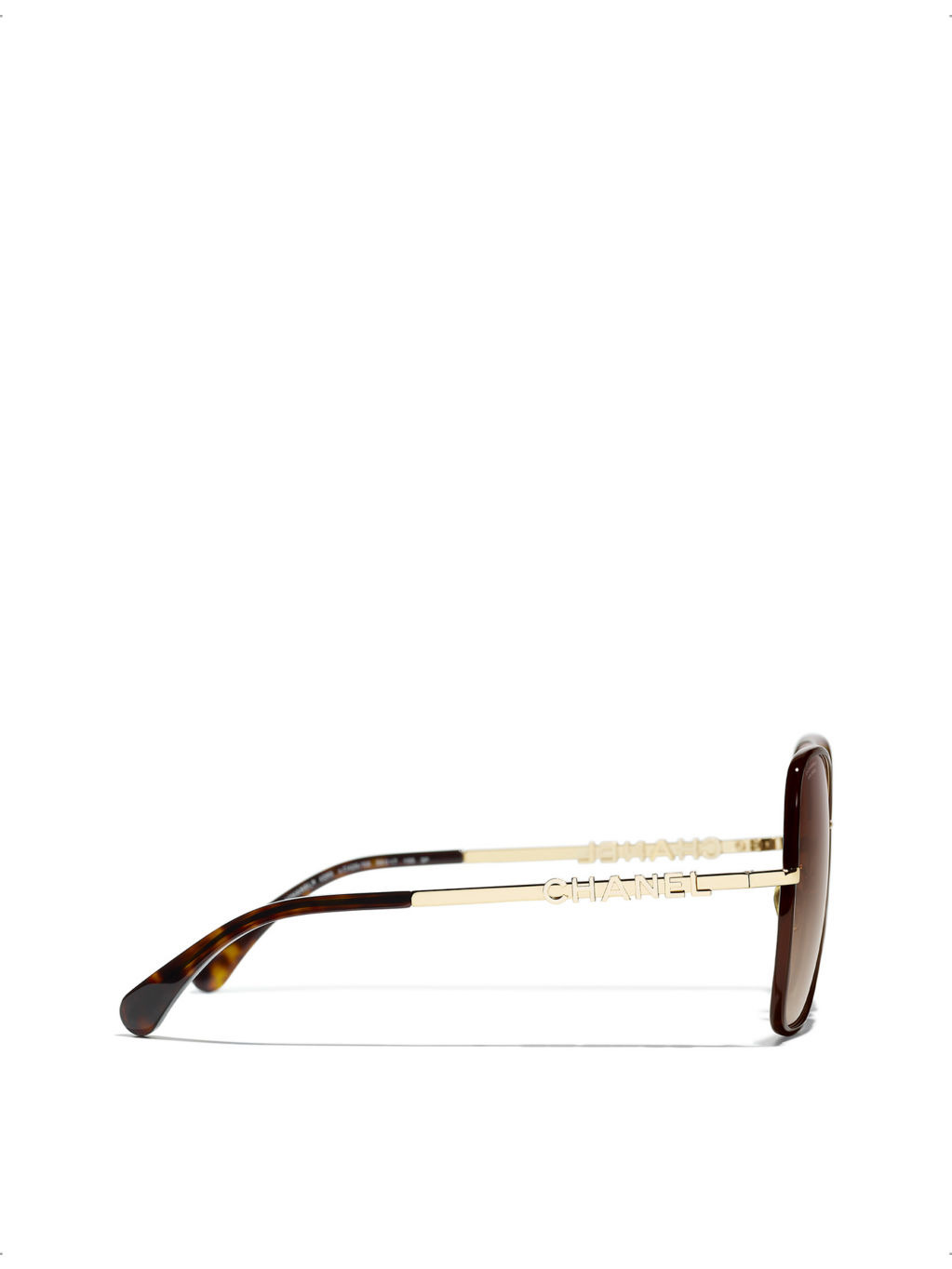 CH4283 butterfly-frame tortoiseshell metal sunglasses - 3