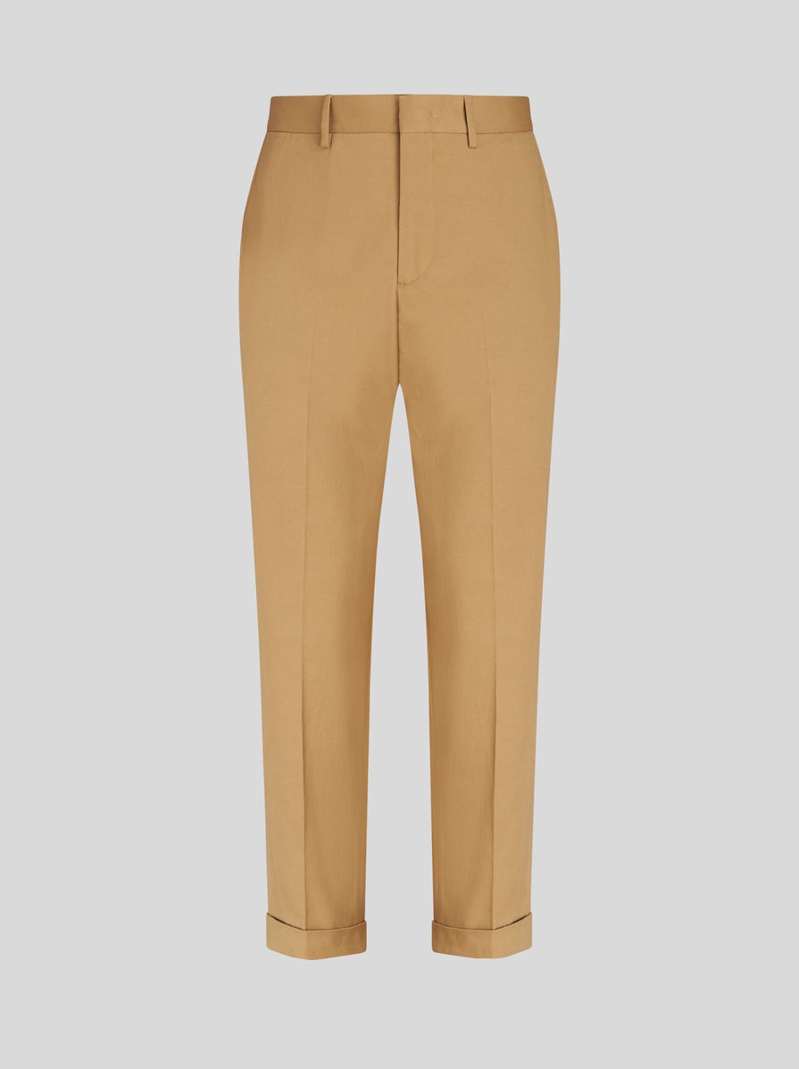 TROUSERS WITH TURN-UP - 1