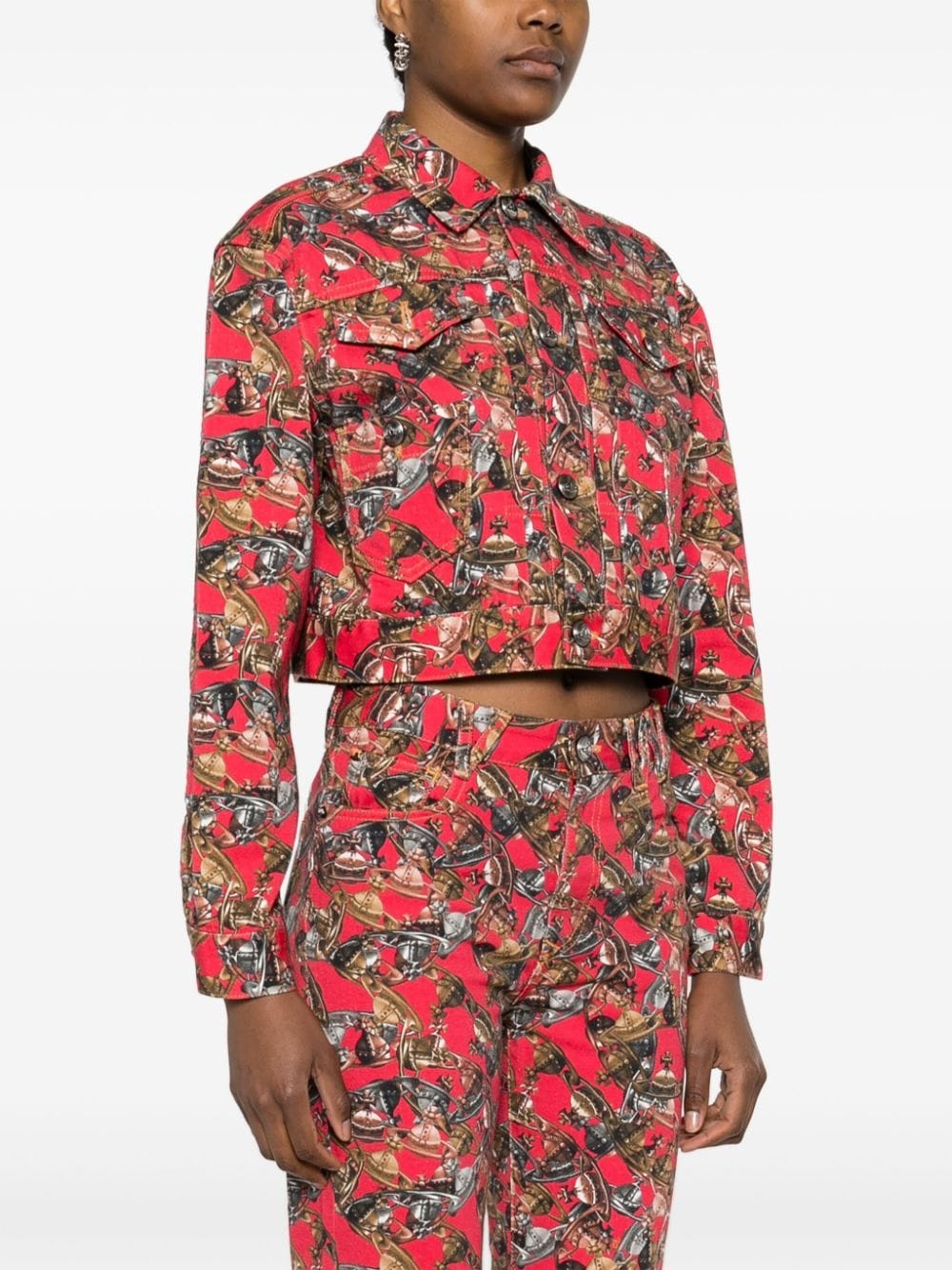 Marlene Orb logo-print jacket - 3