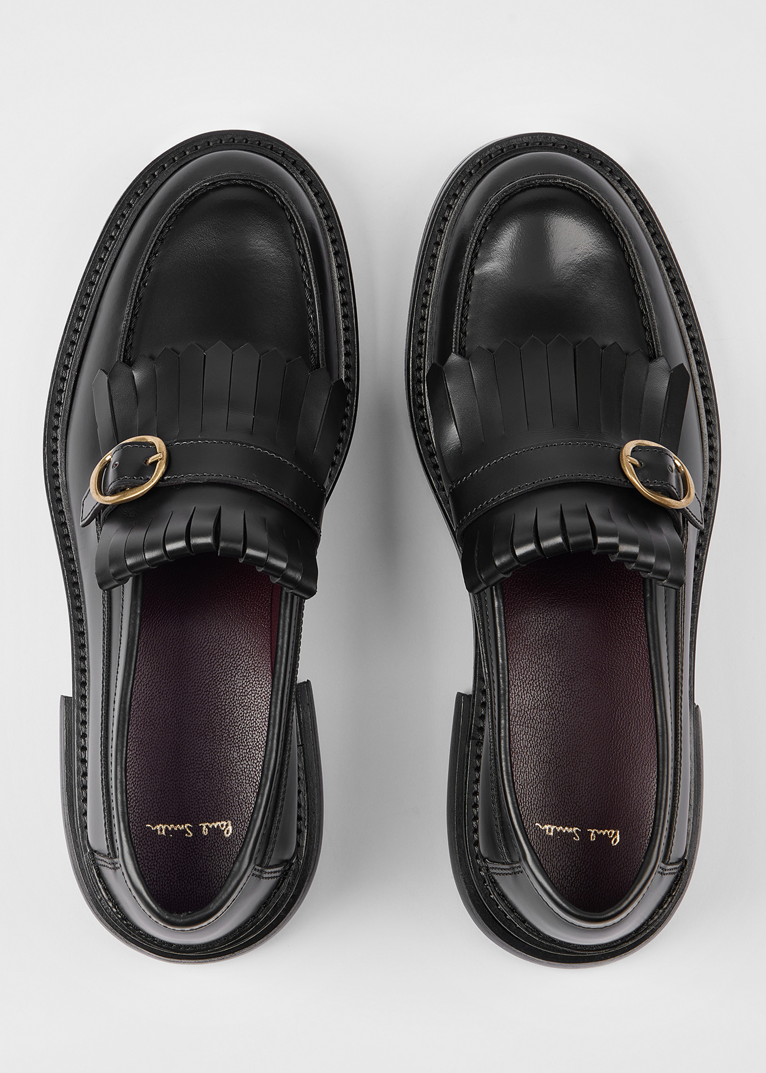 Women's 'Belinho' Black Leather Loafers - 5