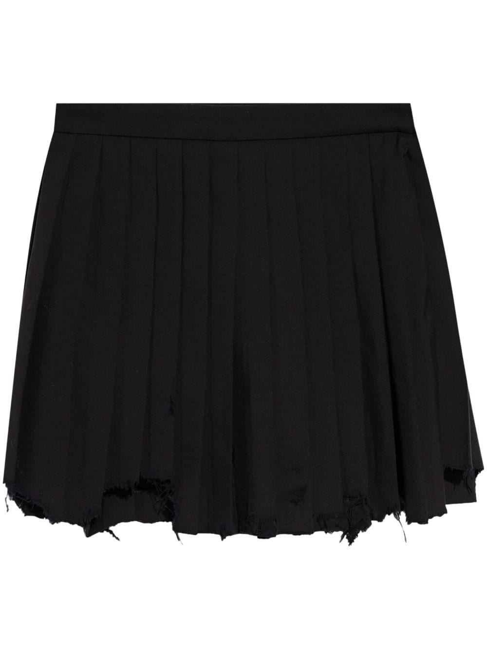 high-waisted pleated mini skirt - 1