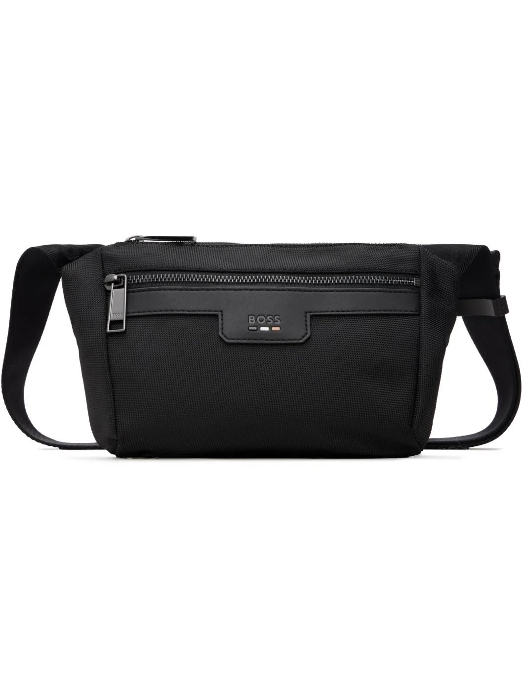 Black Canvas Crossbody Pouch - 1