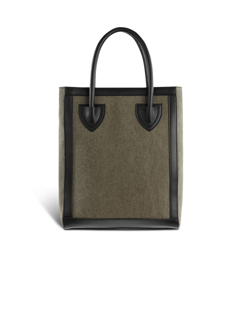 Canvas B-Army 26 bag with leather panels 3