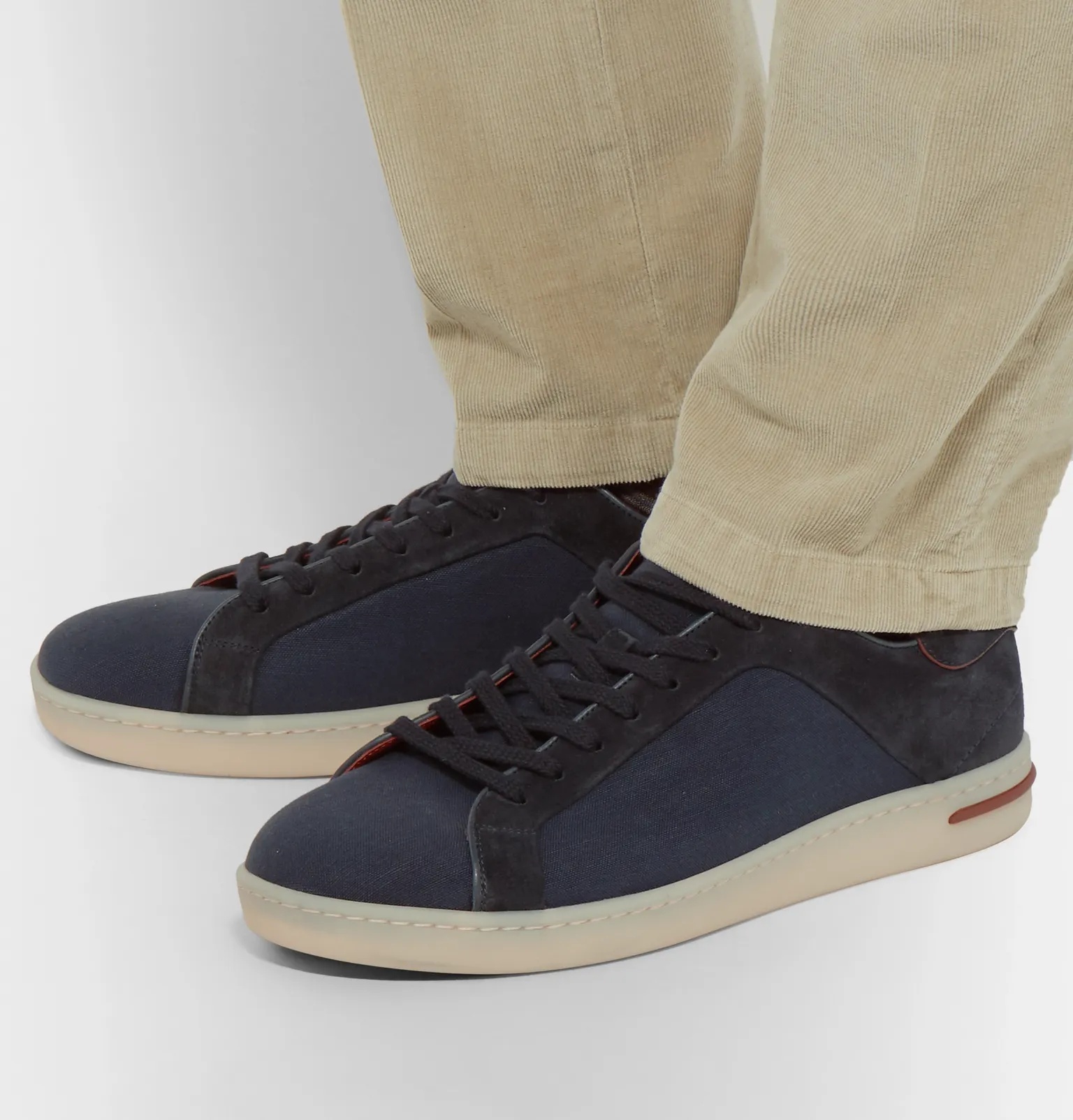 Traveller Suede and Canvas Sneakers - 13