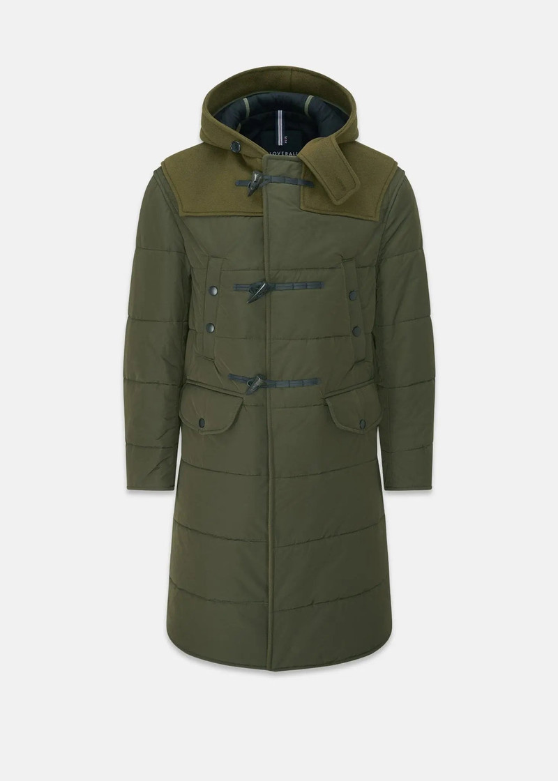 Men's Thomas Puffa Duffle Coat Loden 1