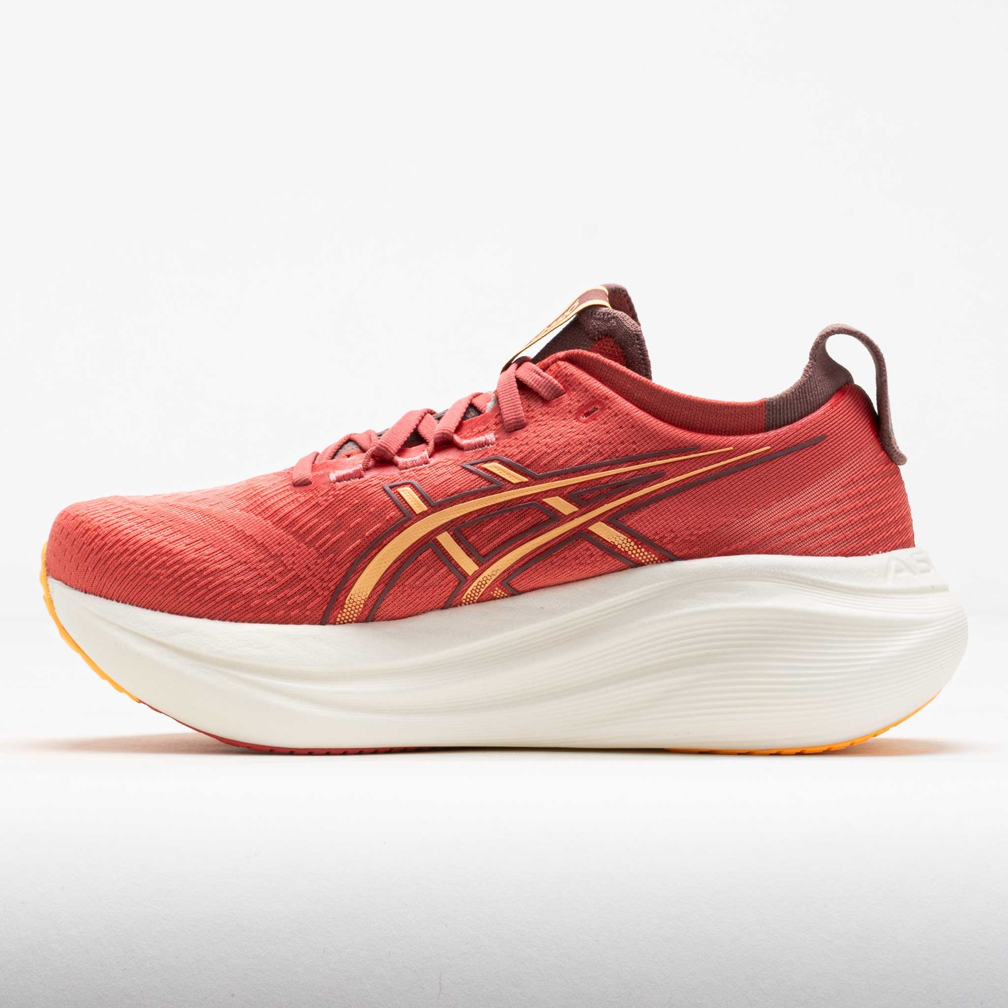 ASICS GEL-Nimbus 27 Women's Dark Pink Clay/Orange Glow - 2