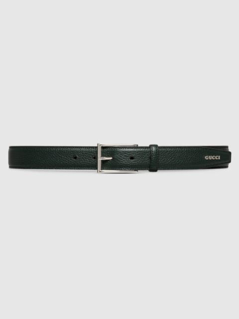 Gucci Logo Rectangular Buckle Belt 1