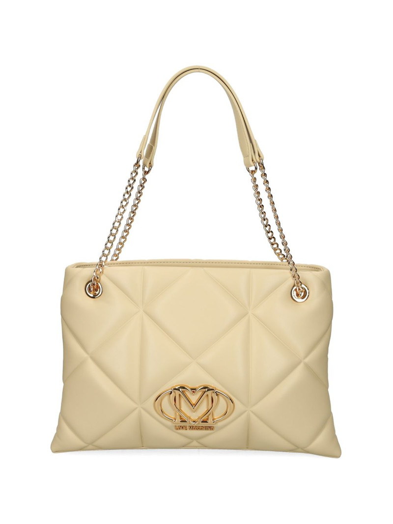 logo-appliqué tote bag 1