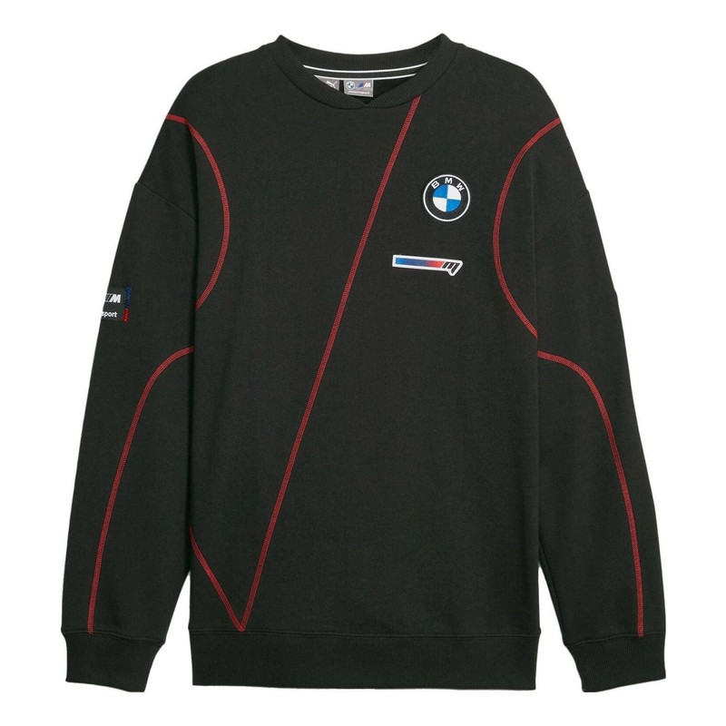 PUMA x BMW M Motorsport Garage Crew Sweatshirt 'Black' 621027-01 1