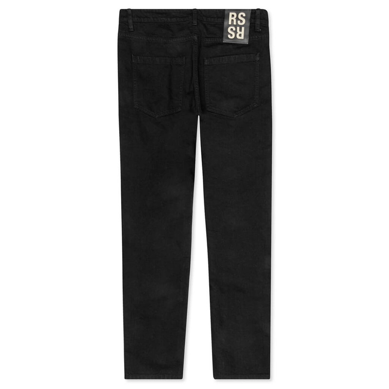 Raf Simons RAF SIMONS SLIM FIT DENIM PANTS - BLACK outlook