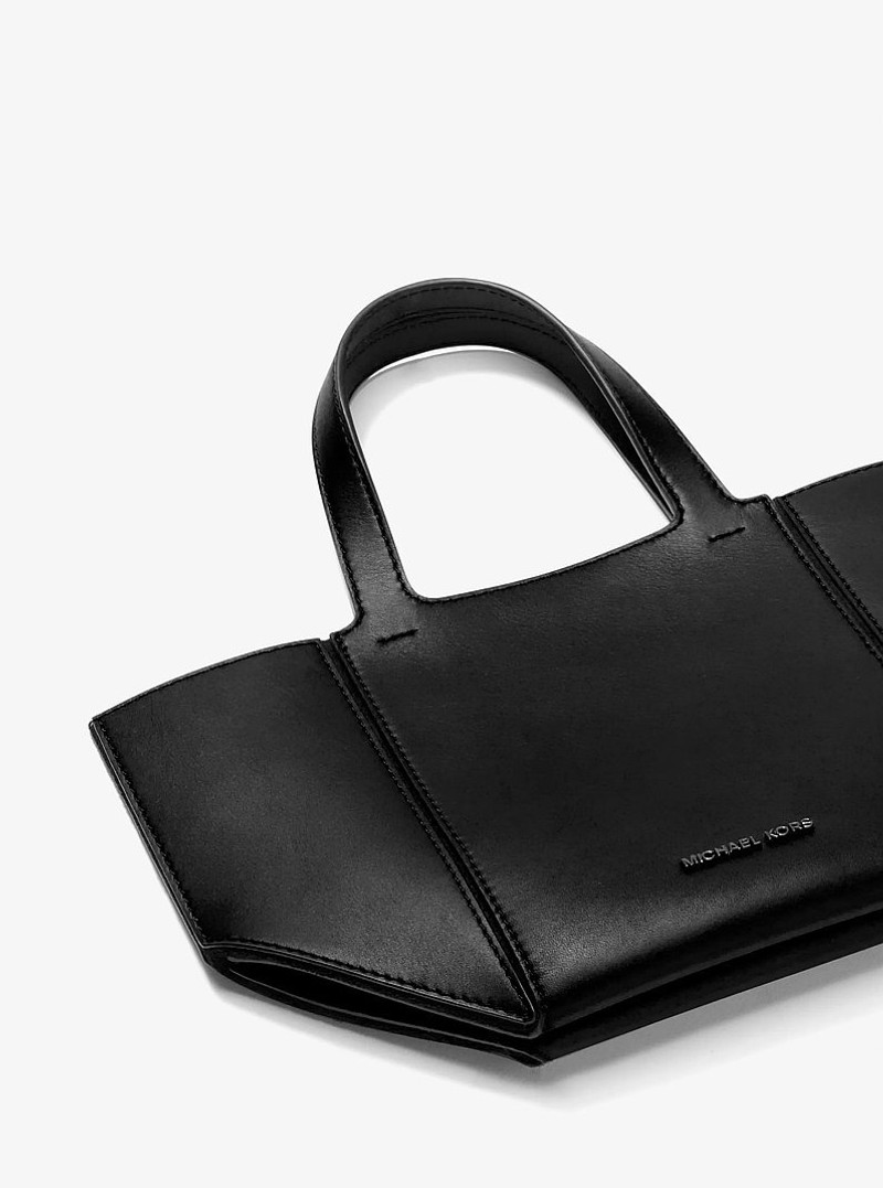 Jordi Small Leather Tote Bag 5