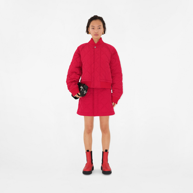Burberry Quilted Nylon Mini Skirt outlook